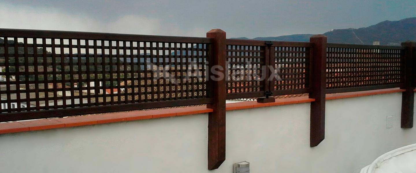 pergolas de aluminio y madera